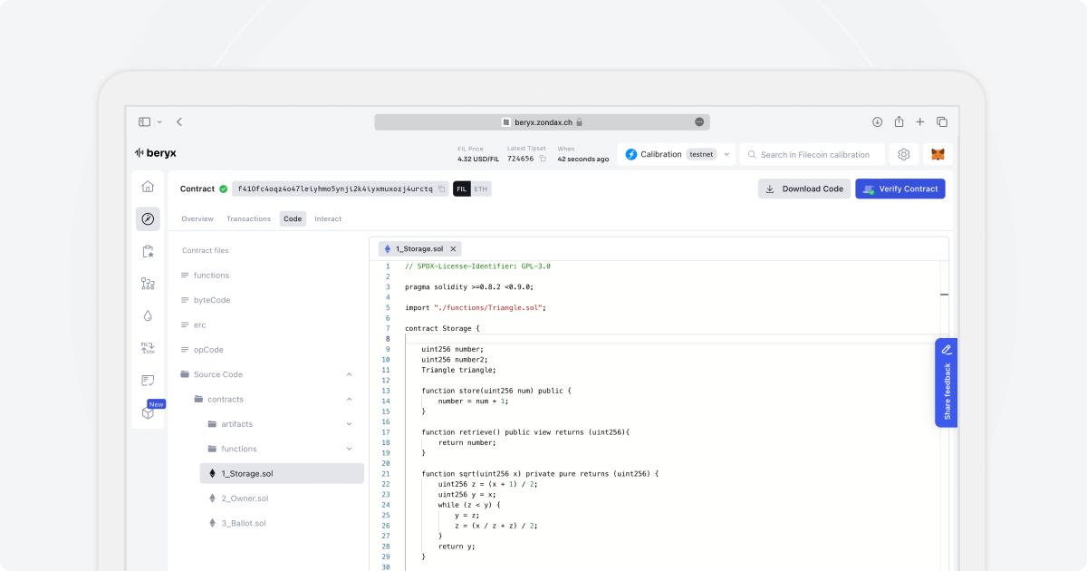 Image 8 - Smart contract source code